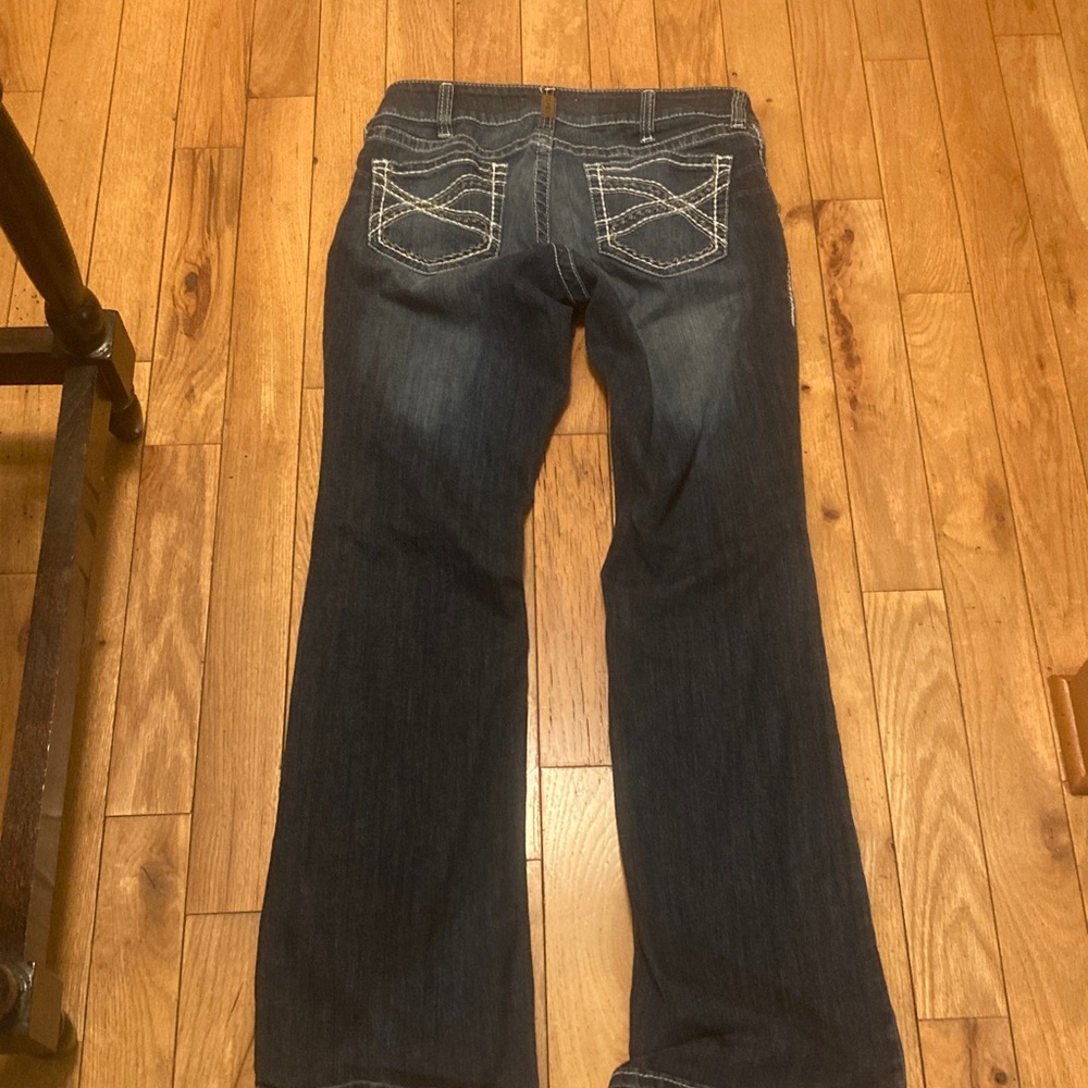 Ariat Women's Indigo Boot Cut Jeans waist 32 inseam 35 - midrise